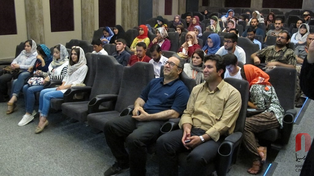 دیدار فارسی آموزان بنیاد سعدی با رضا میرکریمی در خانه سینما  2