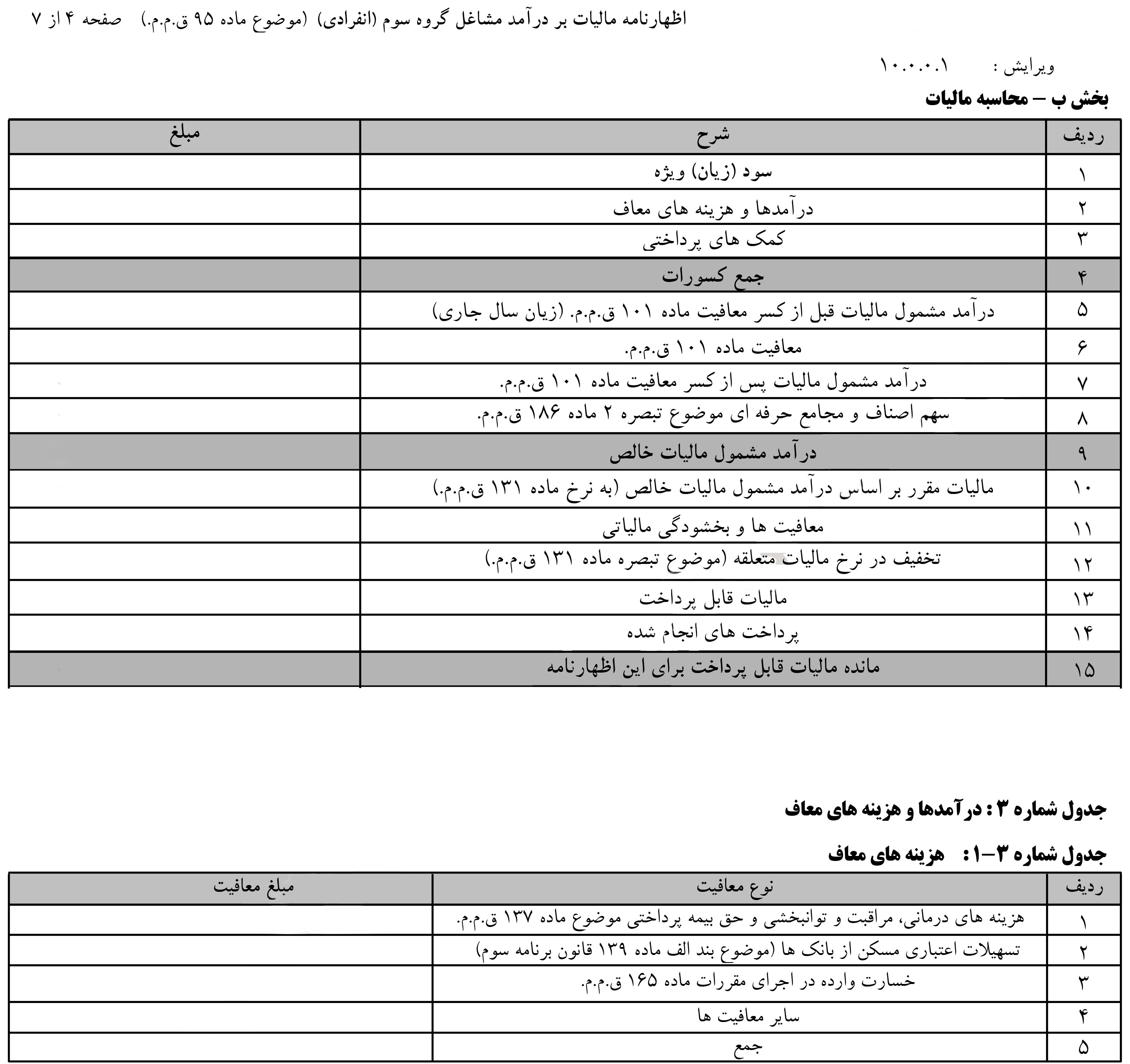 فرم های مربوط به نرم افزار اظهارنامه اشخاص حقیقی 1396 4