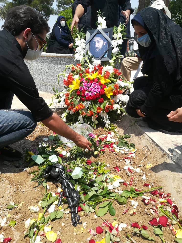 مراسم تشییع زنده یاد اشکان منصوری 9