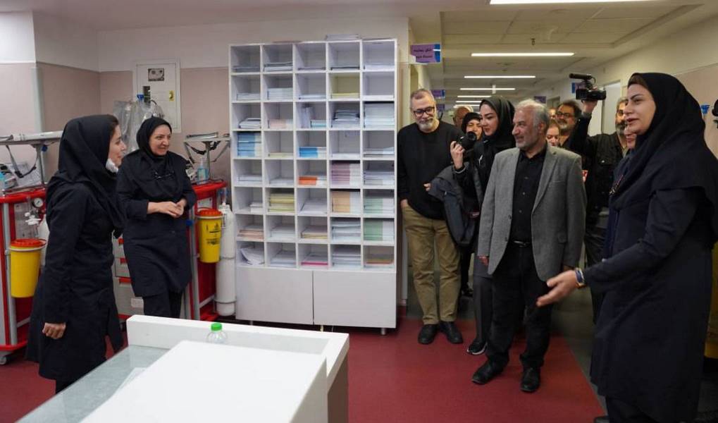 تقدیر از کادر درمان بیمارستان های امام خمینی و شریعتی