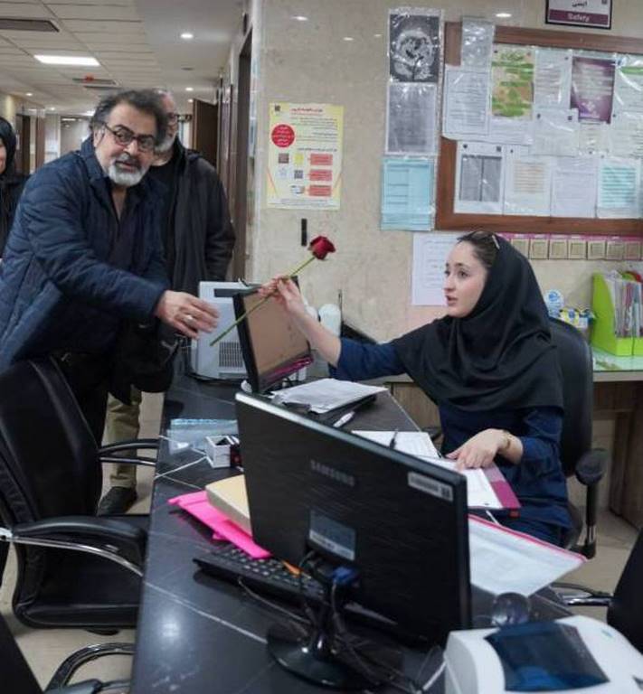 تقدیر از کادر درمان بیمارستان های امام خمینی و شریعتی