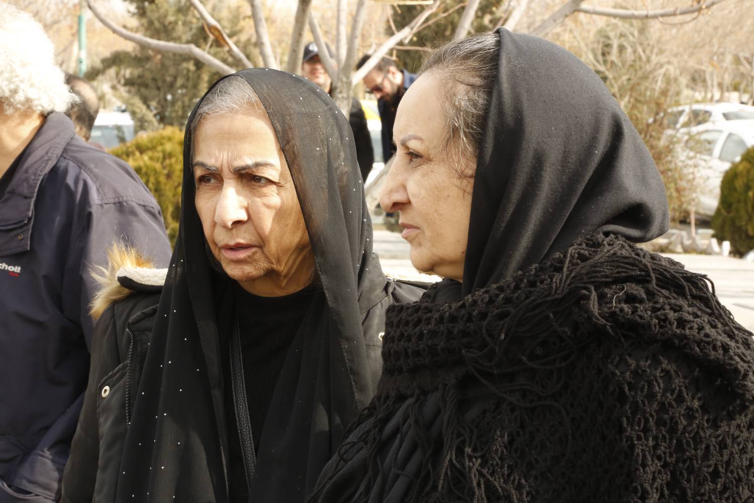 مراسم خاکسپاری زنده یاد «روح انگیز شمس»