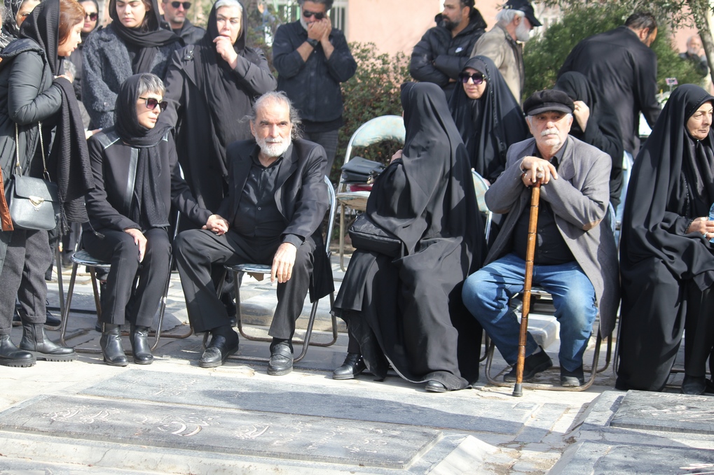 مراسم خاکسپاری زنده یاد «اسفندیار شهیدی»