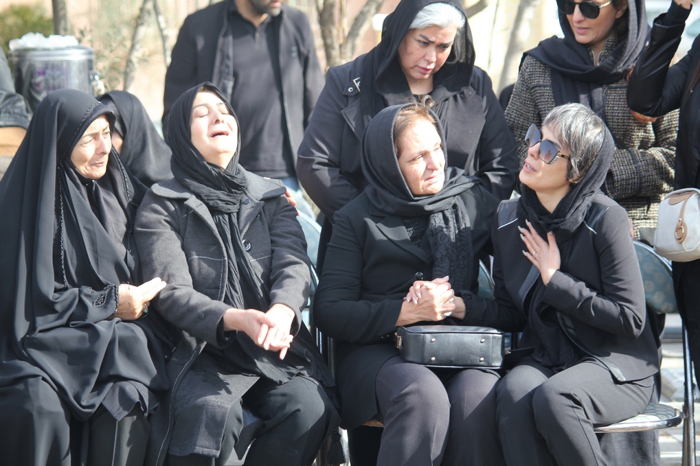 مراسم خاکسپاری زنده یاد «اسفندیار شهیدی»