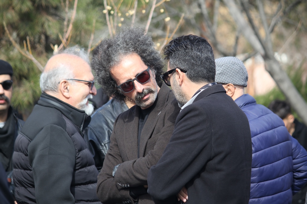 مراسم خاکسپاری زنده یاد «اسفندیار شهیدی»