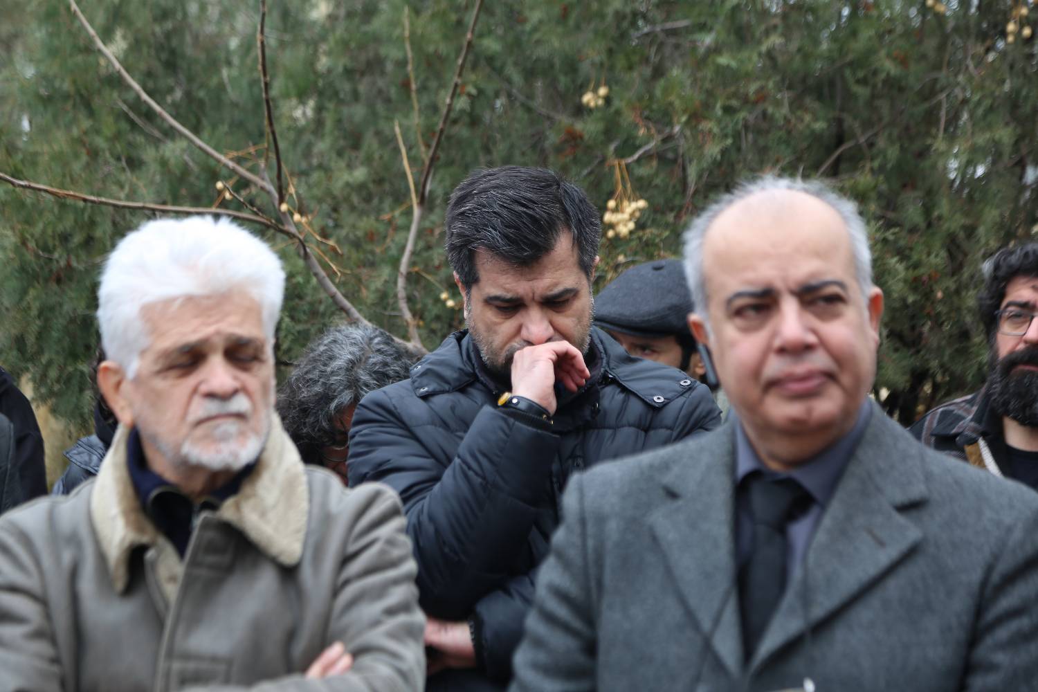 مراسم خاکسپاری زنده یاد «نظام الدین کیایی»